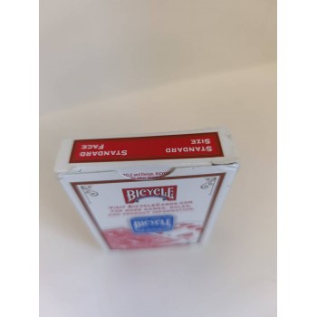 Kosmetinis defektas Bicycle Rider Back Blank Face kortos (Raudonos)